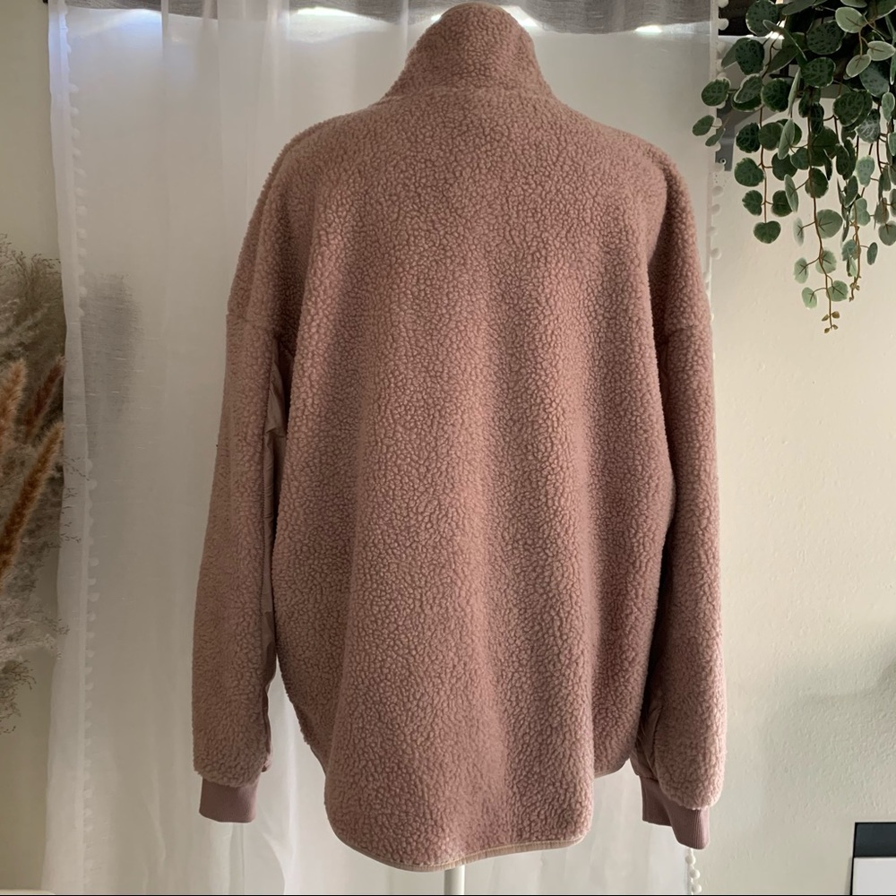 H&M | Faux Shearling Track Jacket - Picture 5 of 6
